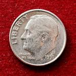 United States (USA) 1 Dime Roosevelt Dime 1991 Coin