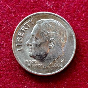 United States (USA) 1 Dime Roosevelt Dime 2004 Coin