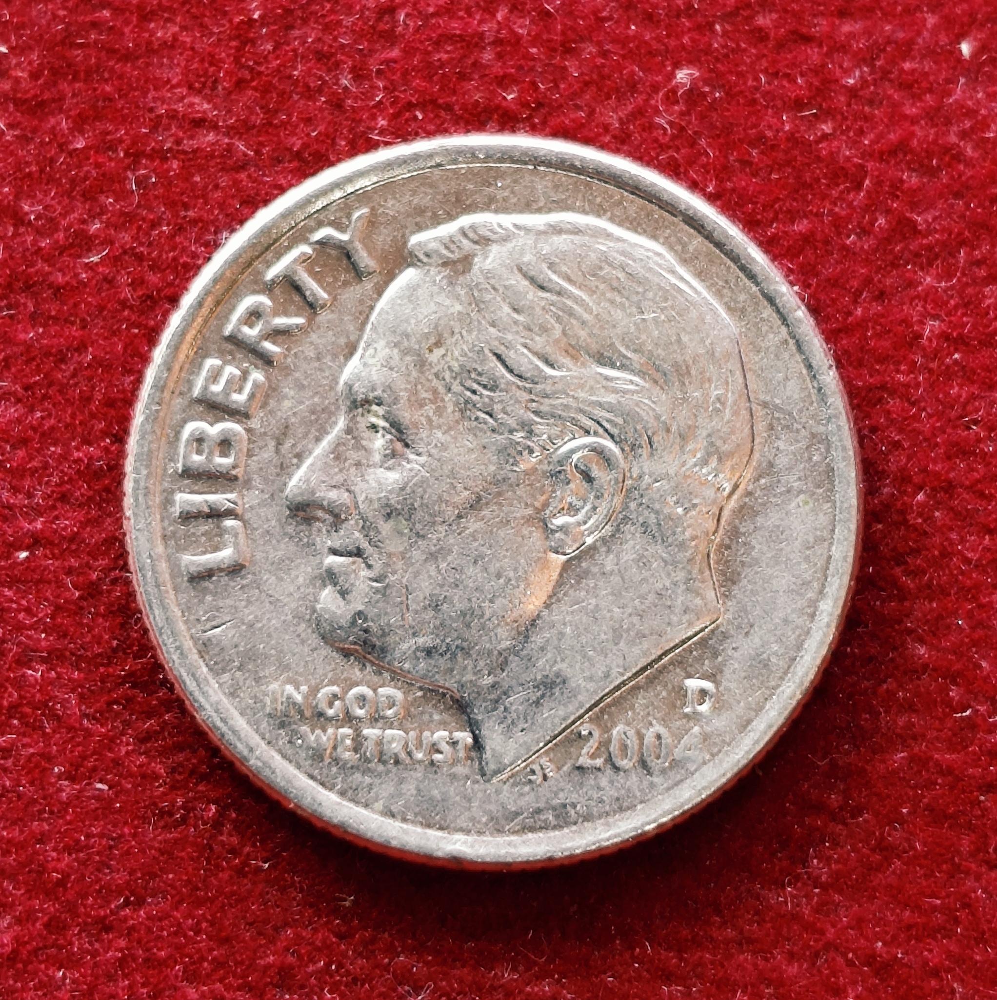 United States (USA) 1 Dime Roosevelt Dime 2004 Coin