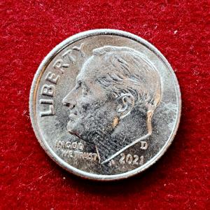 United States (USA) 1 Dime Roosevelt Dime 2021 Coin