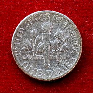 United States (USA) 1 Dime Roosevelt Silver Dime 1952 Silver Coin