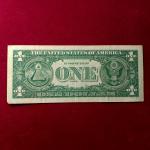 United States (USA) 1 Dollar Silver Certificate Sign By Clarence Douglas Dillon (Blue Seal) 1957 Banknote