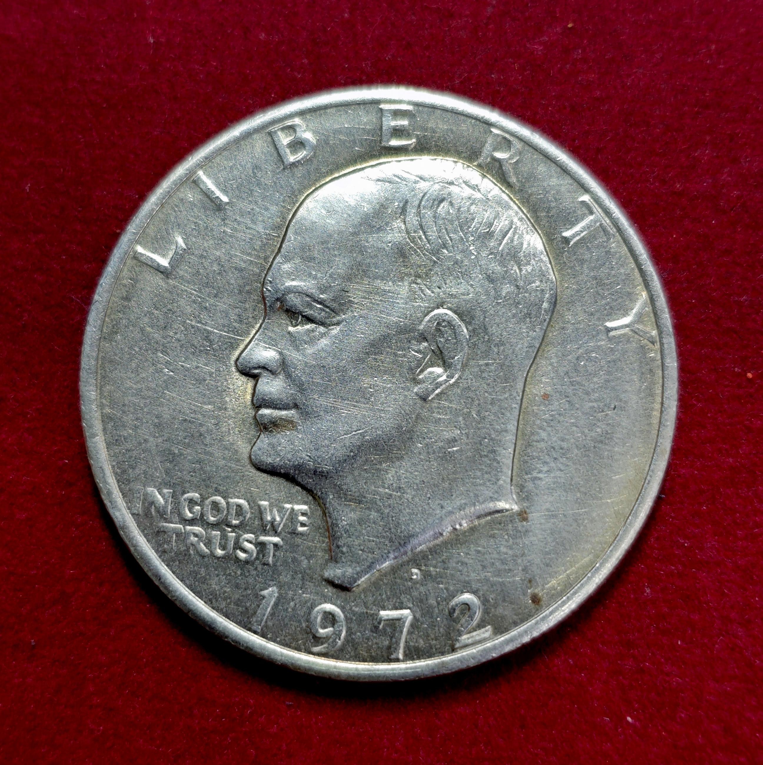United States (USA) 1 Dollar Eisenhower Dollar 1972 Coin