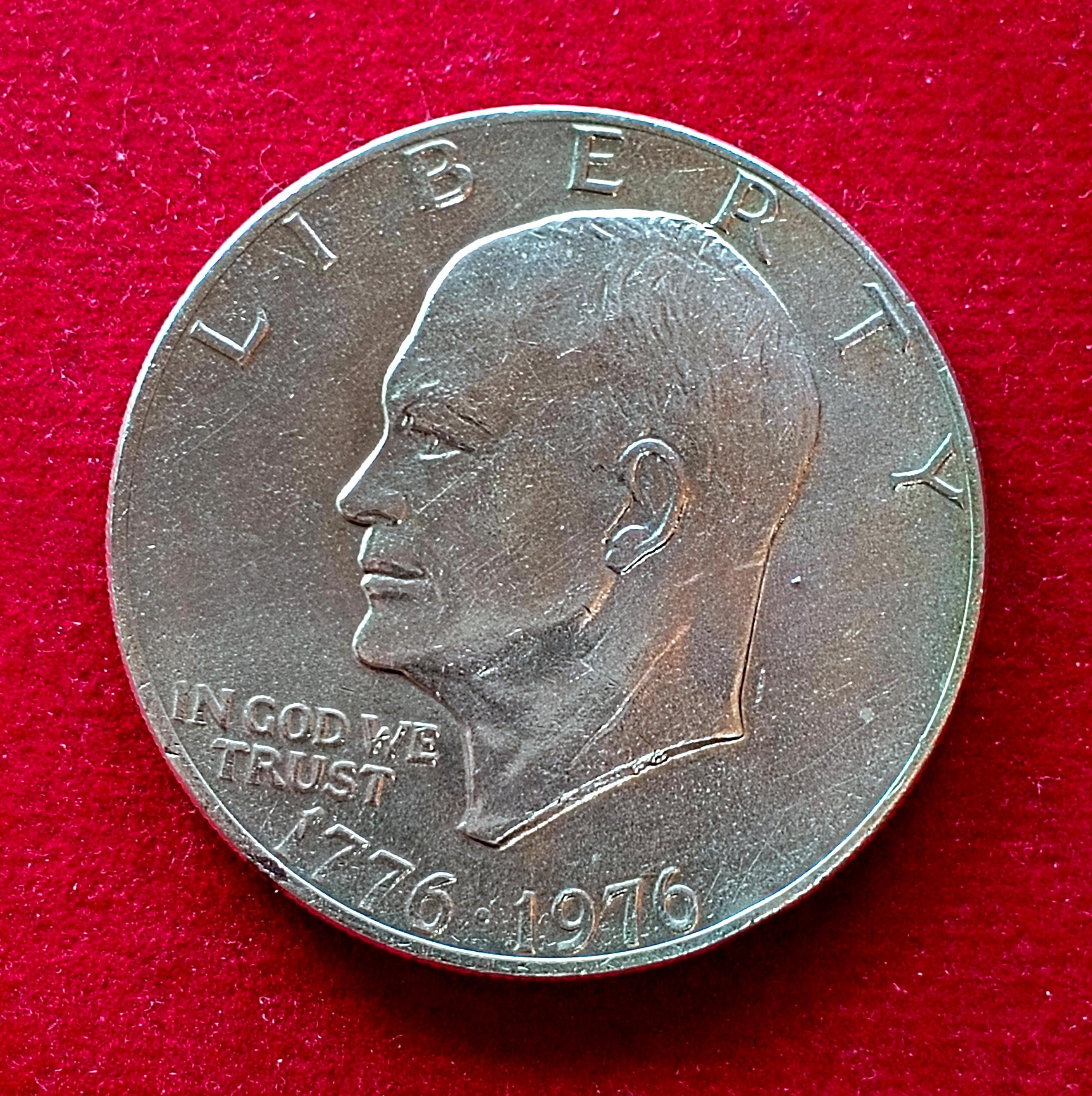 United States (USA) 1 Dollar “Eisenhower Dollar” Bicentennial 1976 Coin