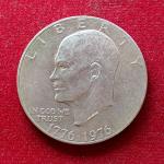 United States (USA) 1 Dollar "Eisenhower Dollar" Bicentennial 1976 Commemorative issue Coin