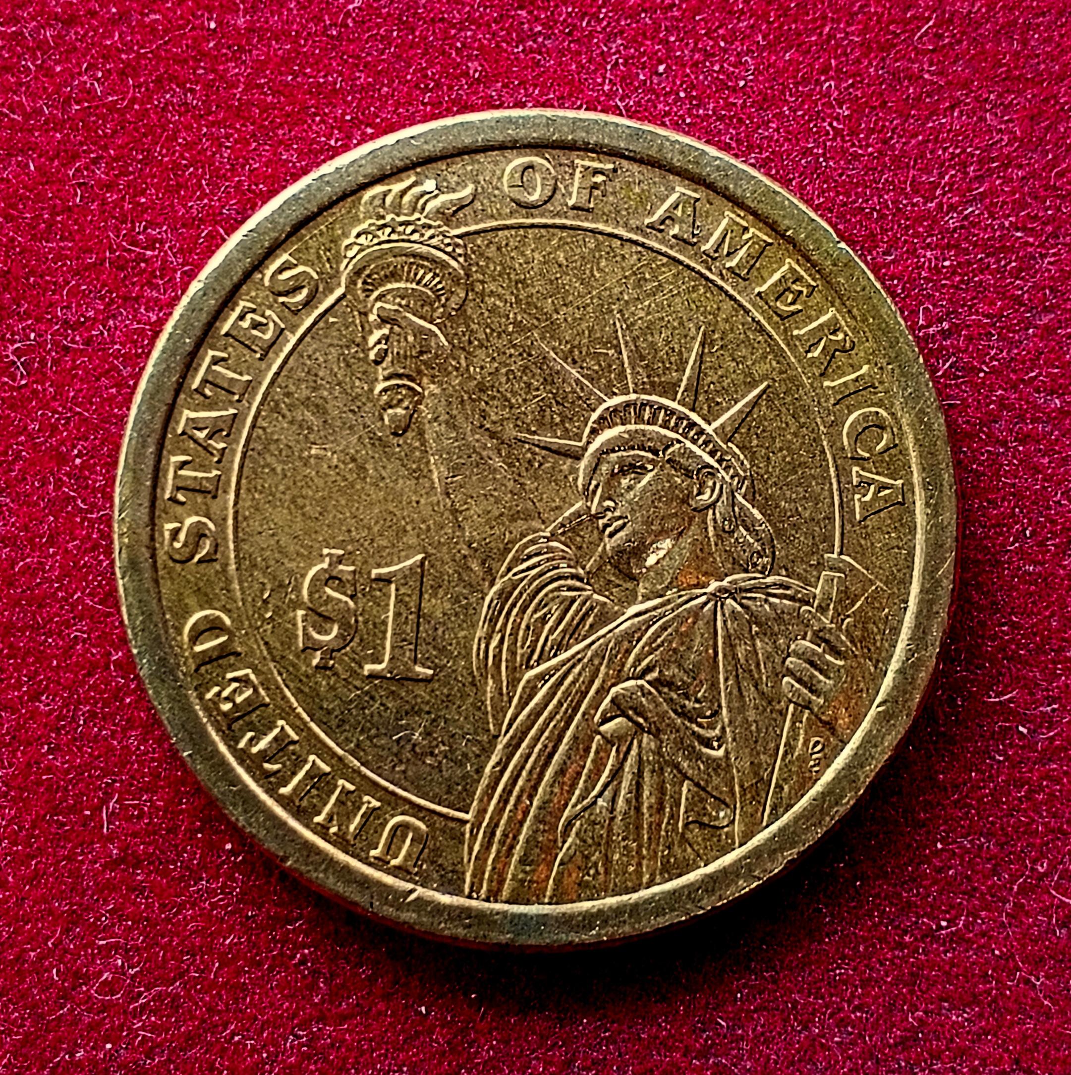 United States (USA) 1 Dollar James Buchanan 2010 Denver Mint Commemorative Coin