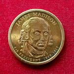 United States (USA) 1 Dollar James Madison 2007 Commemorative Coin