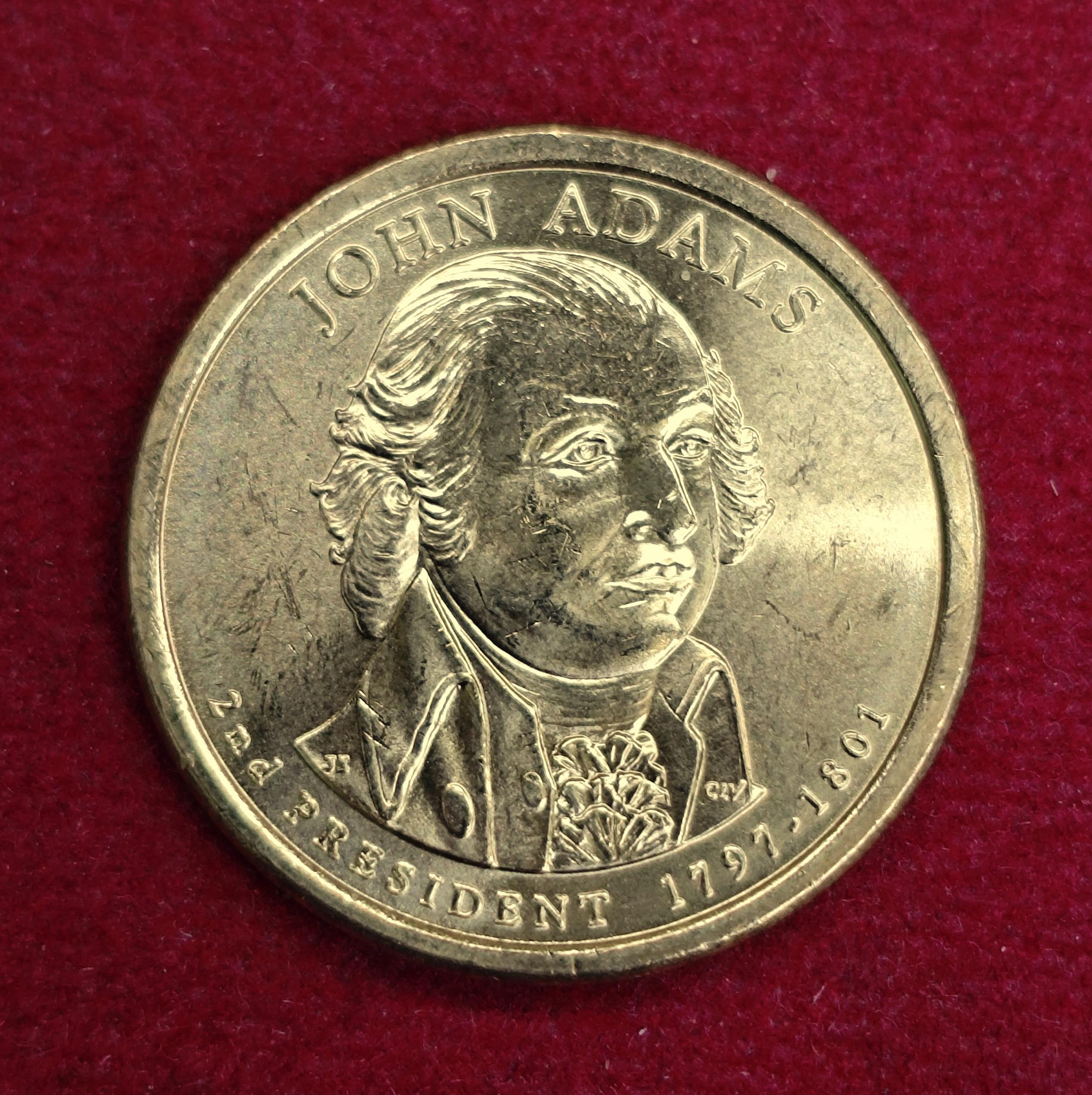 United States (USA) 1 Dollar John Adams 2007 Commemorative Coin