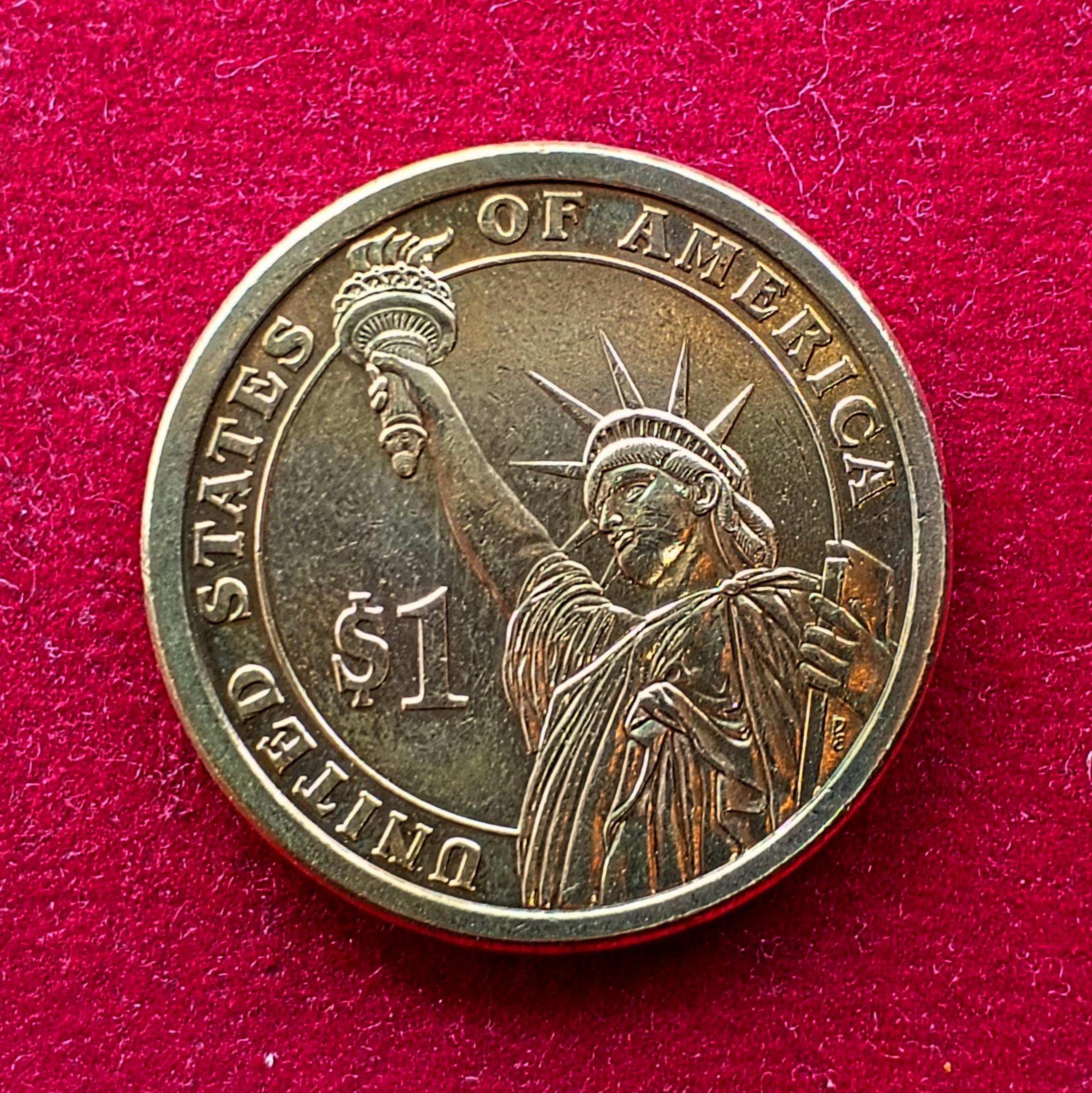 United States (USA) 1 Dollar John Adams 2007 Commemorative Coin