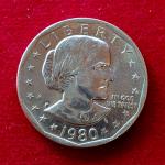 United States (USA) 1 Dollar "Susan B. Anthony Dollar" 1980 Coin