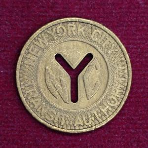 United States (USA) 1 Fare New York City Transit Authority Token