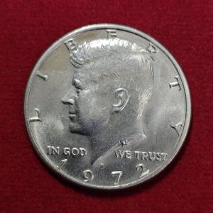 United States (USA) 1/2 Dollar “Kennedy Half Dollar” 1972 Coin