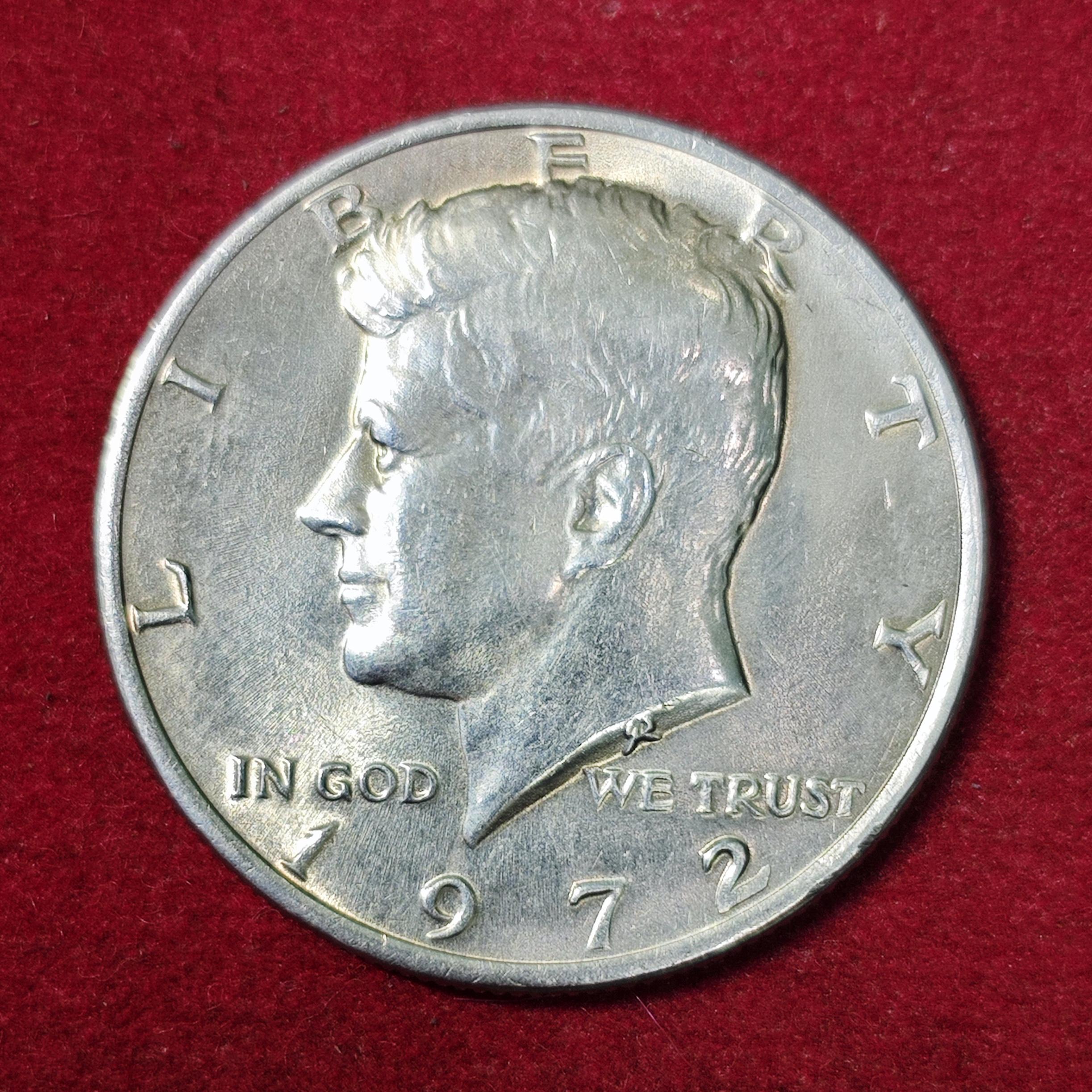 United States (USA) 1/2 Dollar “Kennedy Half Dollar” 1972 Coin