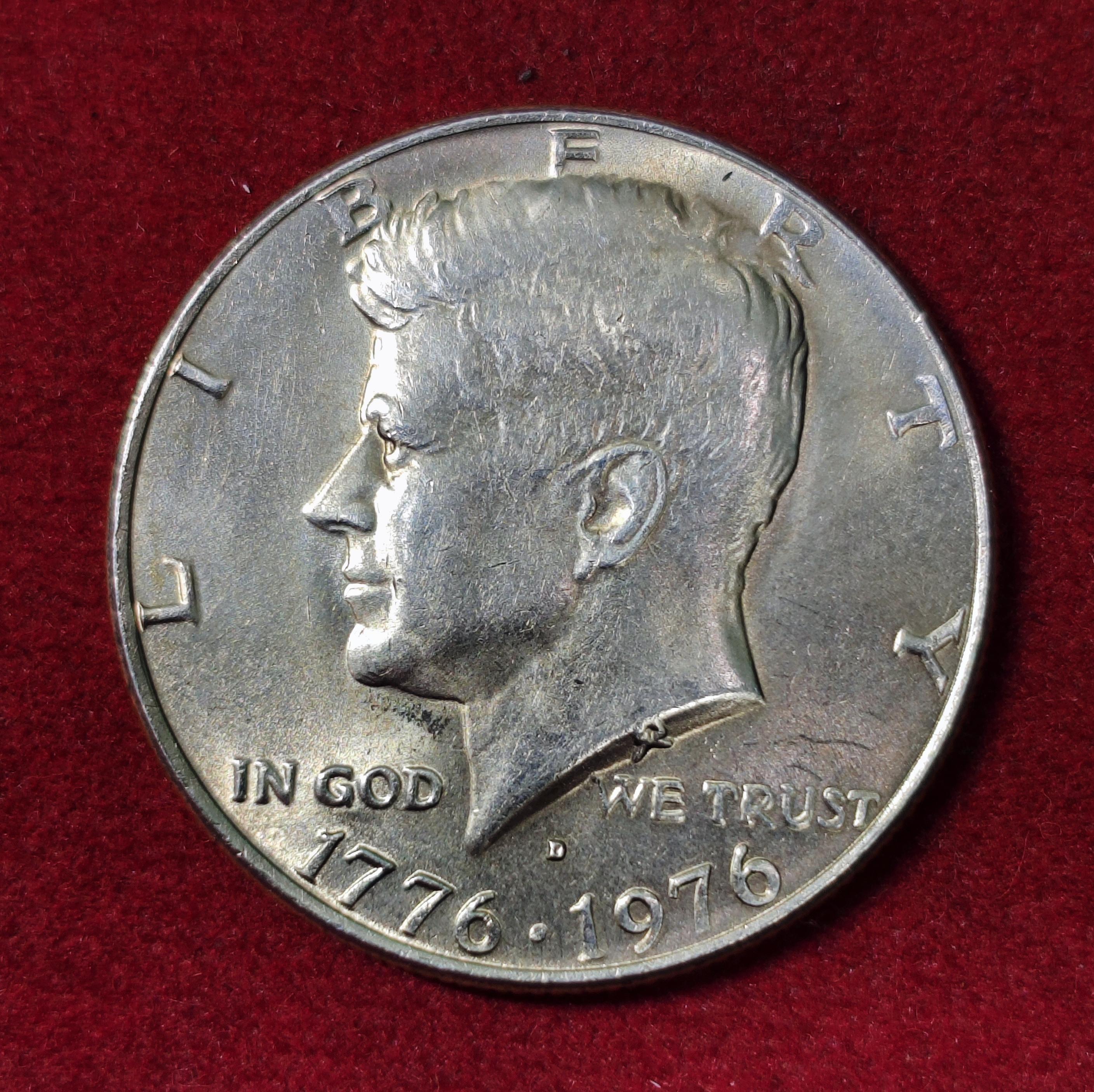 United States (USA) 1/2 Dollar Kennedy Half Dollar Bicentennial 1976 Coin