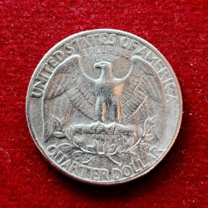 United States (USA) 1/4 Dollar Washington Quarter 1965 Coin