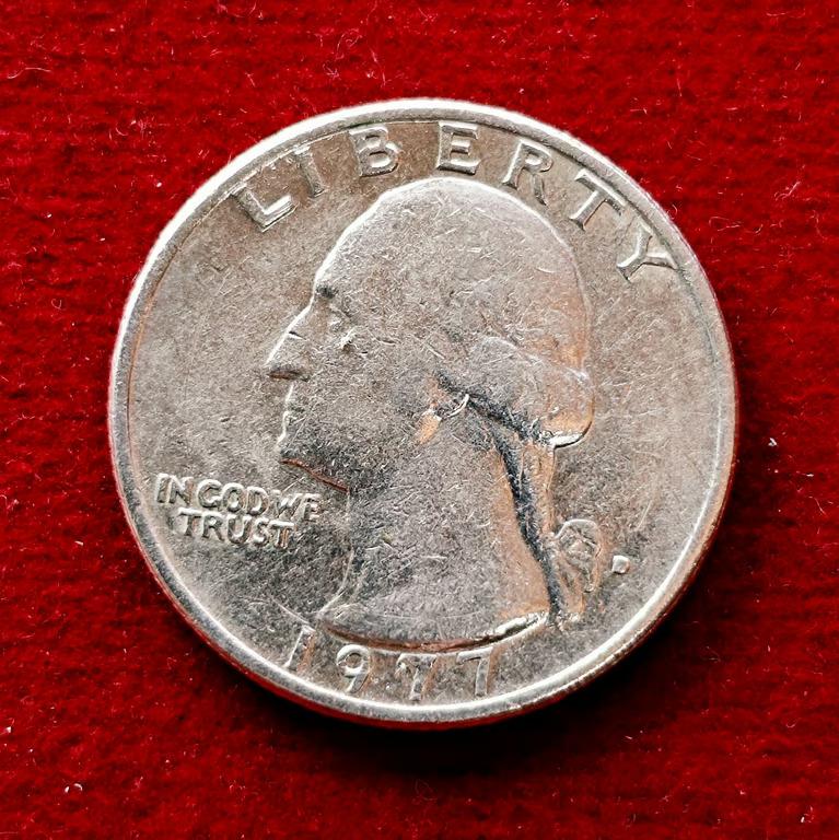 United States (USA) 1/4 Dollar Washington Quarter 1977 Coin