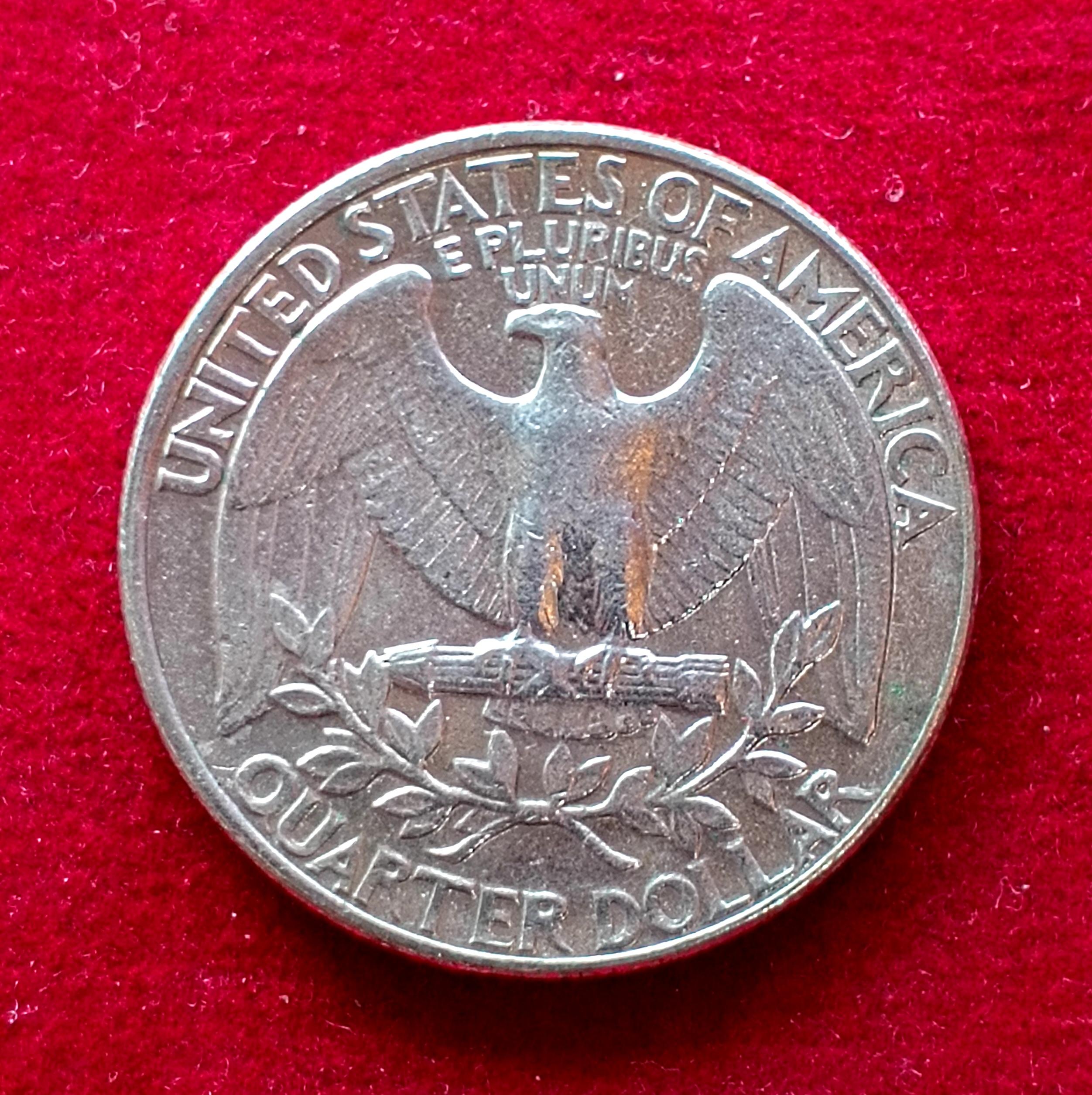 United States (USA) 1/4 Dollar Washington Quarter 1988 Coin