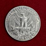 United States (USA) 1/4 Dollar Washington Quarter 1990 Coin