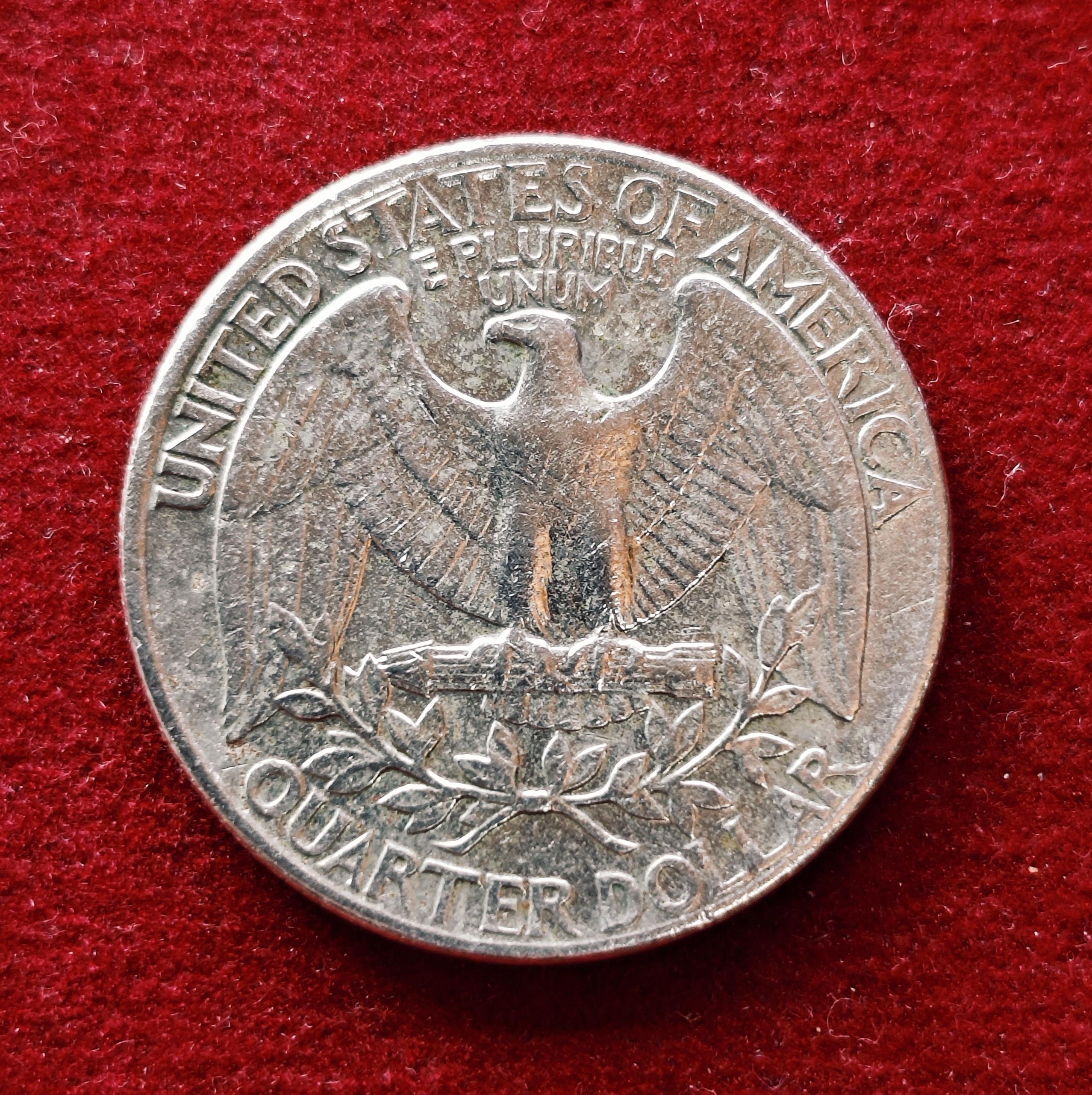 United States (USA) 1/4 Dollar Washington Quarter 1990 Coin