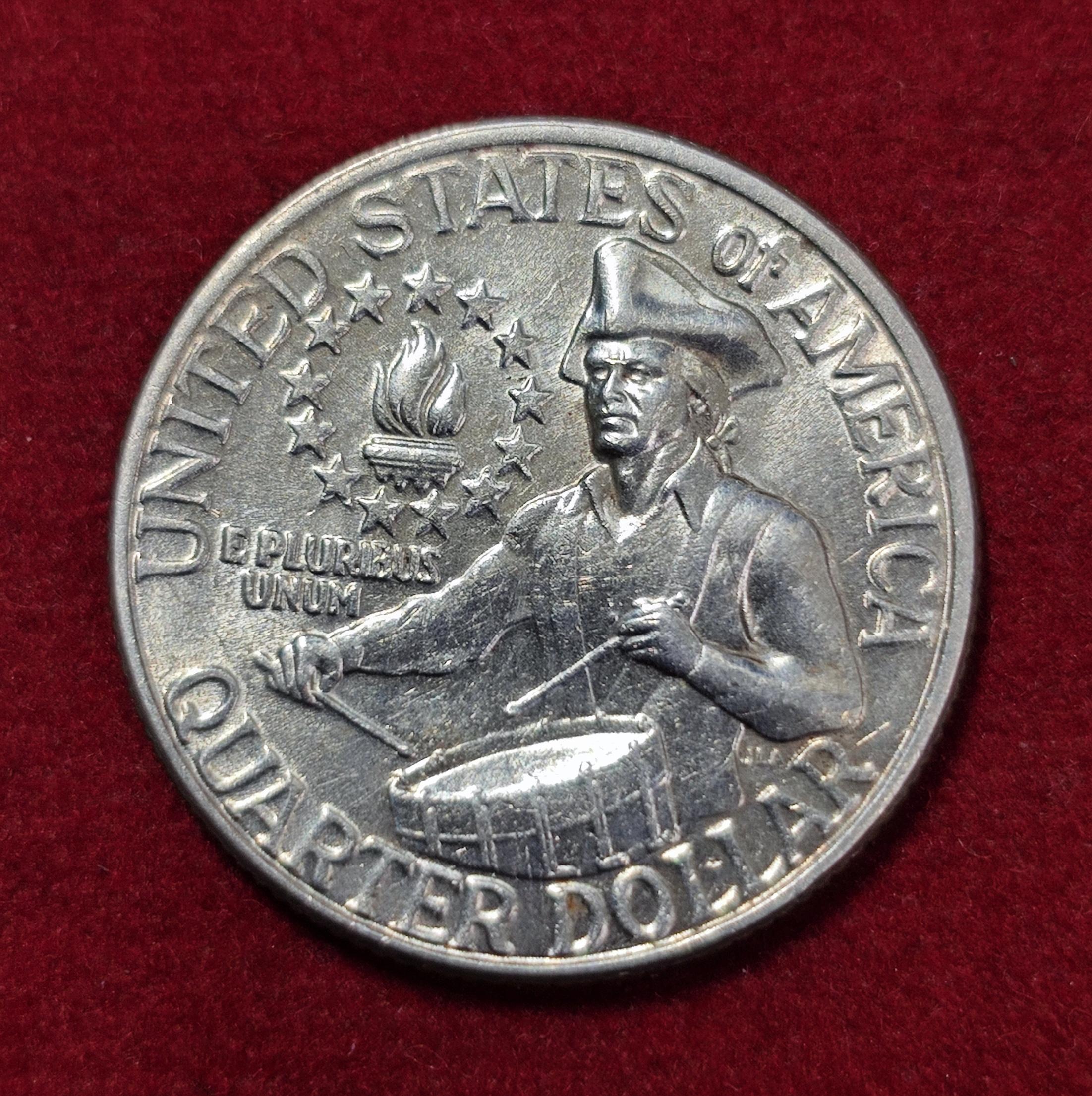 United States (USA) 1/4 Dollar Washington Quarter Bicentennial 1976 Commemorative Coin