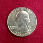 United States (USA) 1/4 Dollar Washington Quarter Bicentennial 1976 Commemorative Coin