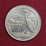 United States (USA) 1/4 Dollar Washington Quarter Bombay Hook 2015 Coin