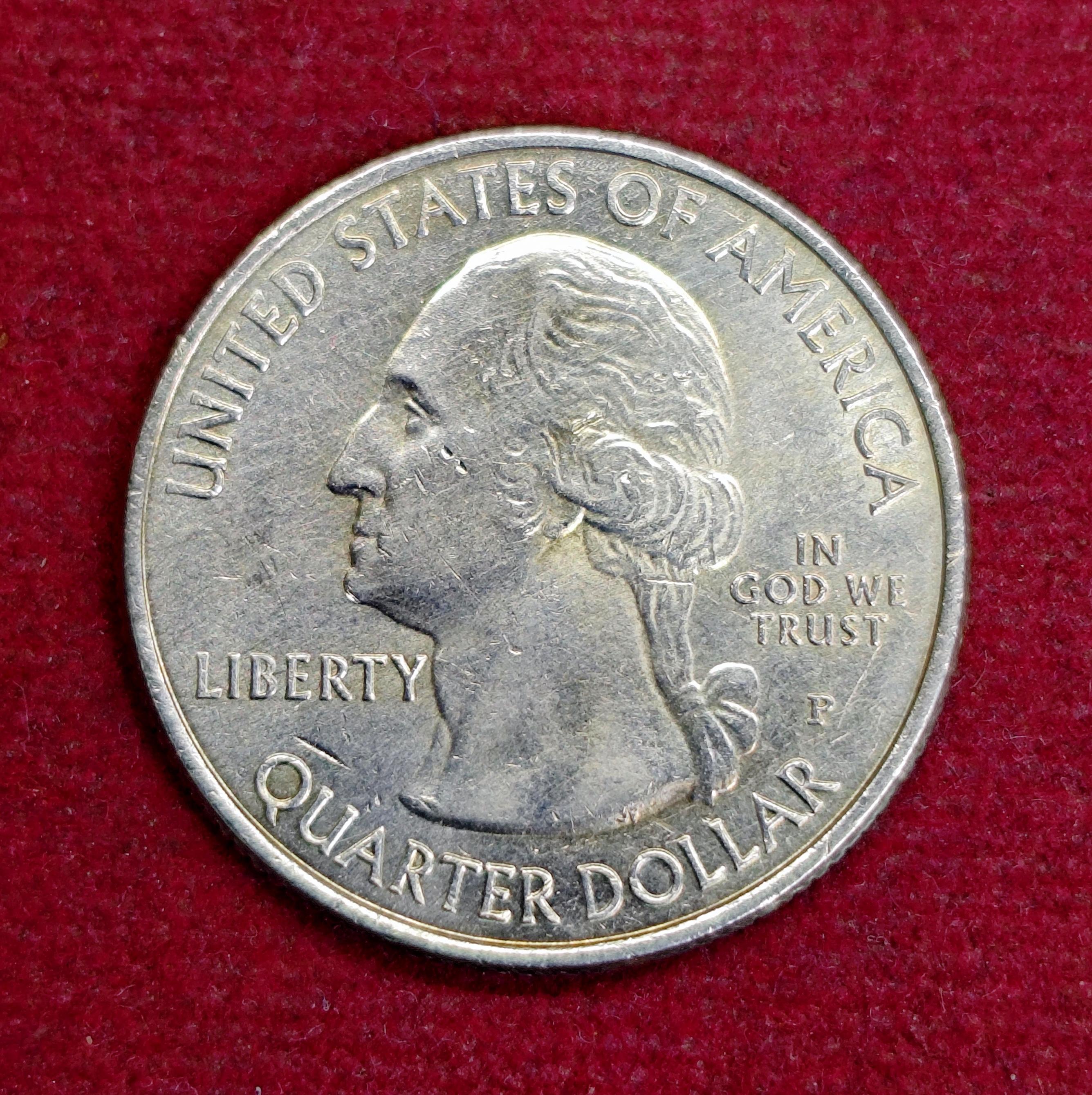 United States (USA) 1/4 Dollar Washington Quarter Bombay Hook 2015 Coin