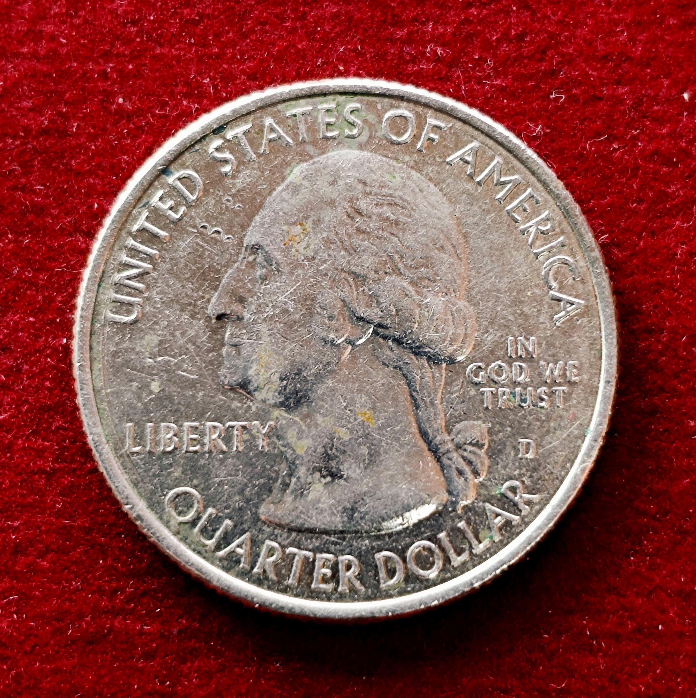 United States (USA) 1/4 Dollar Washington Quarter Bombay Hook 2015 Coin