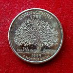 United States (USA) 1/4 Dollar Washington Quarter Connecticut 1999 Coin