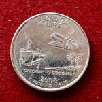 United States (USA) 1/4 Dollar "Washington Quarter" Florida 2004 Coin  (D - Mint of Denver)