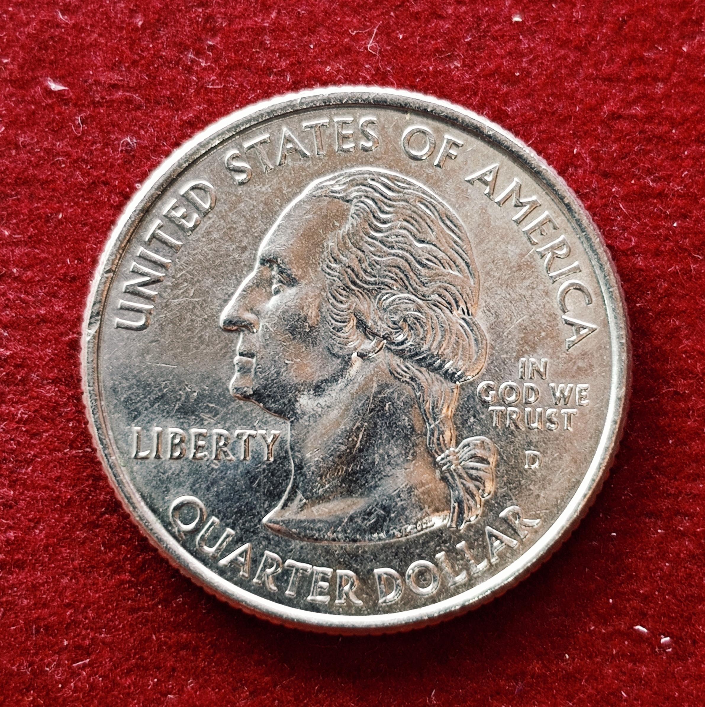 United States (USA) 1/4 Dollar "Washington Quarter" Florida 2004 Coin  (D - Mint of Denver)