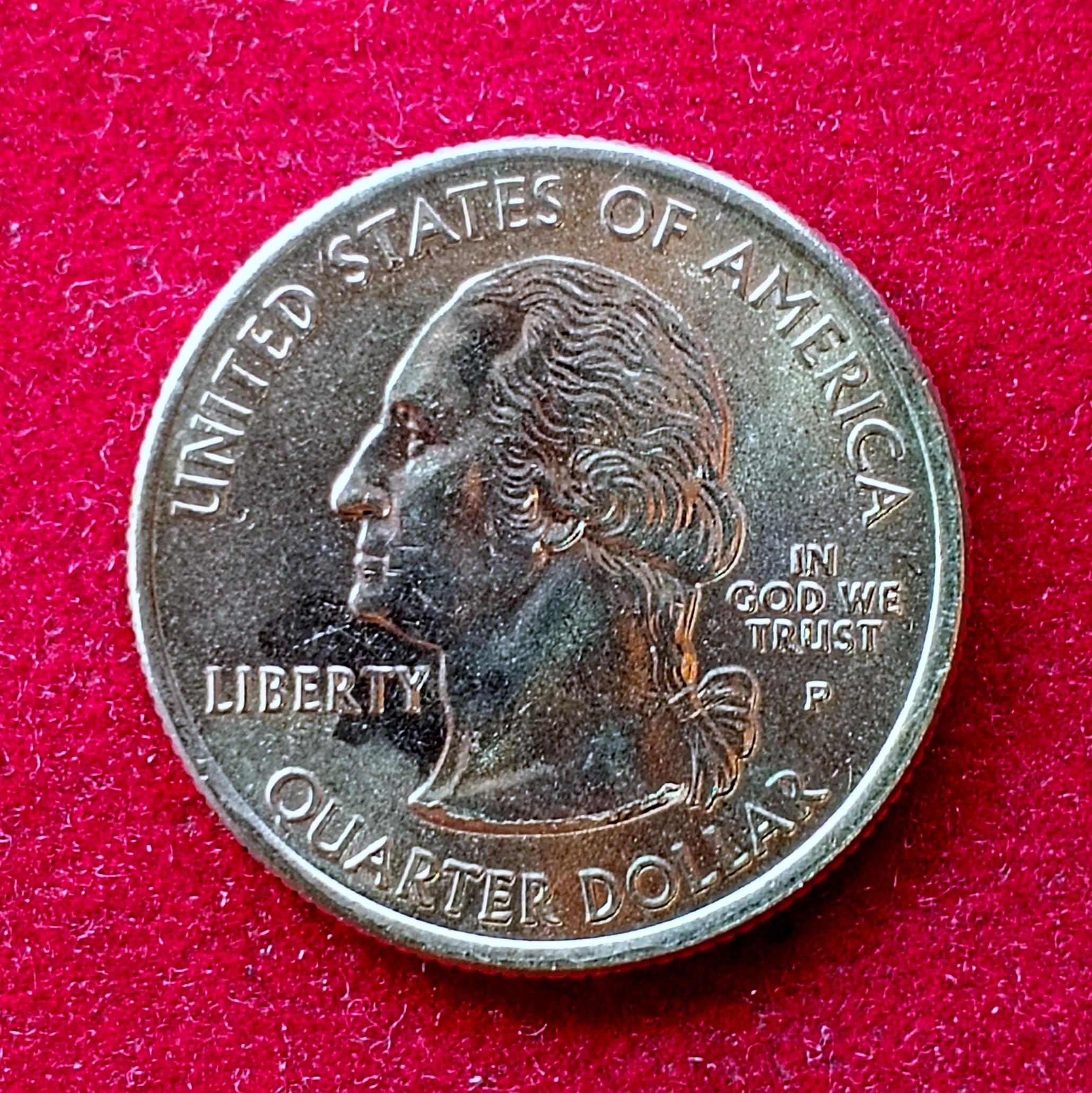 United States (USA) 1/4 Dollar ''Washington Quarter'' Idaho 2007 Coin (P - Mint of Philadelphia)