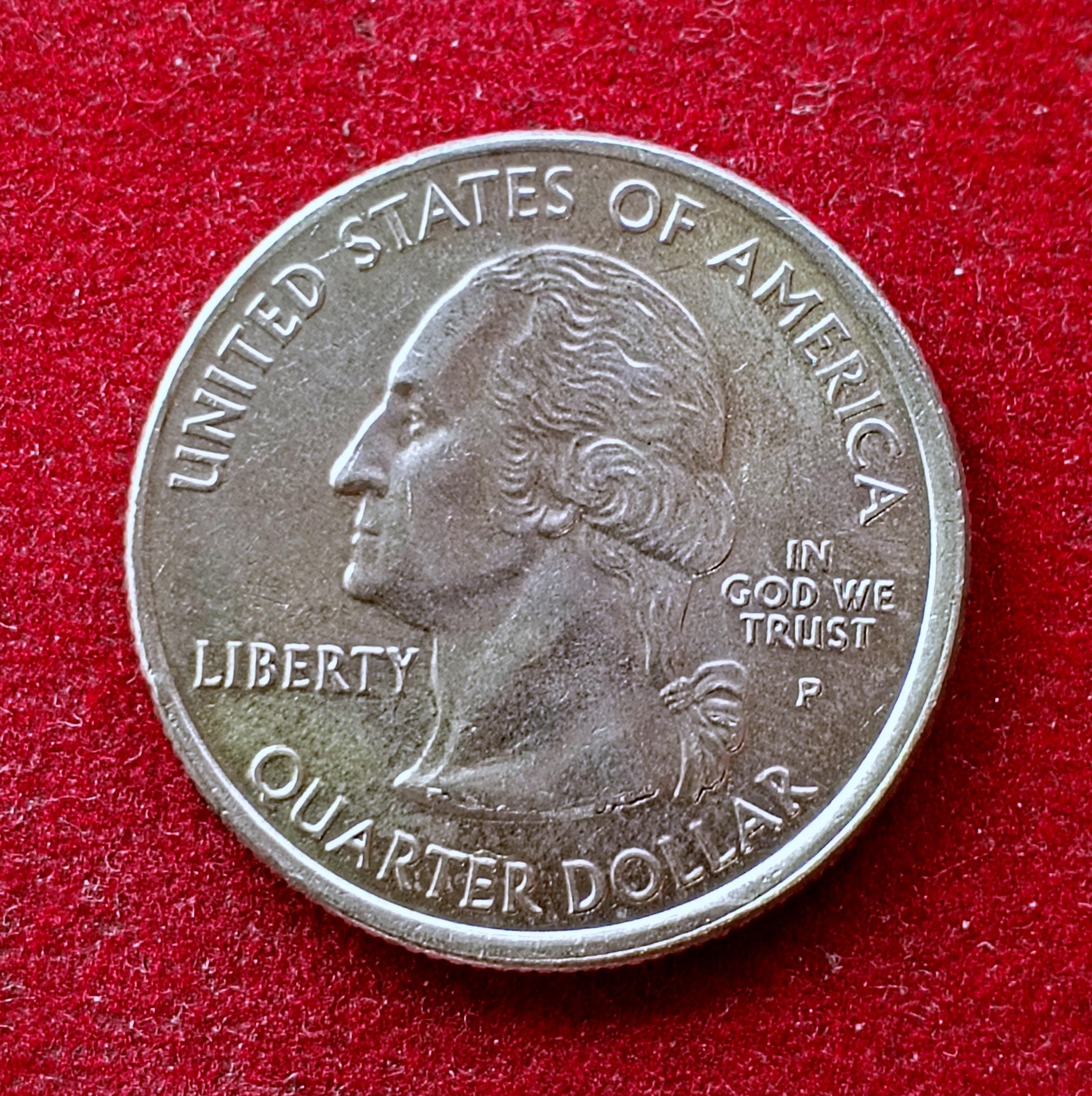 United States (USA) 1/4 Dollar ''Washington Quarter'' Idaho 2007 Coin (P - Mint of Philadelphia)