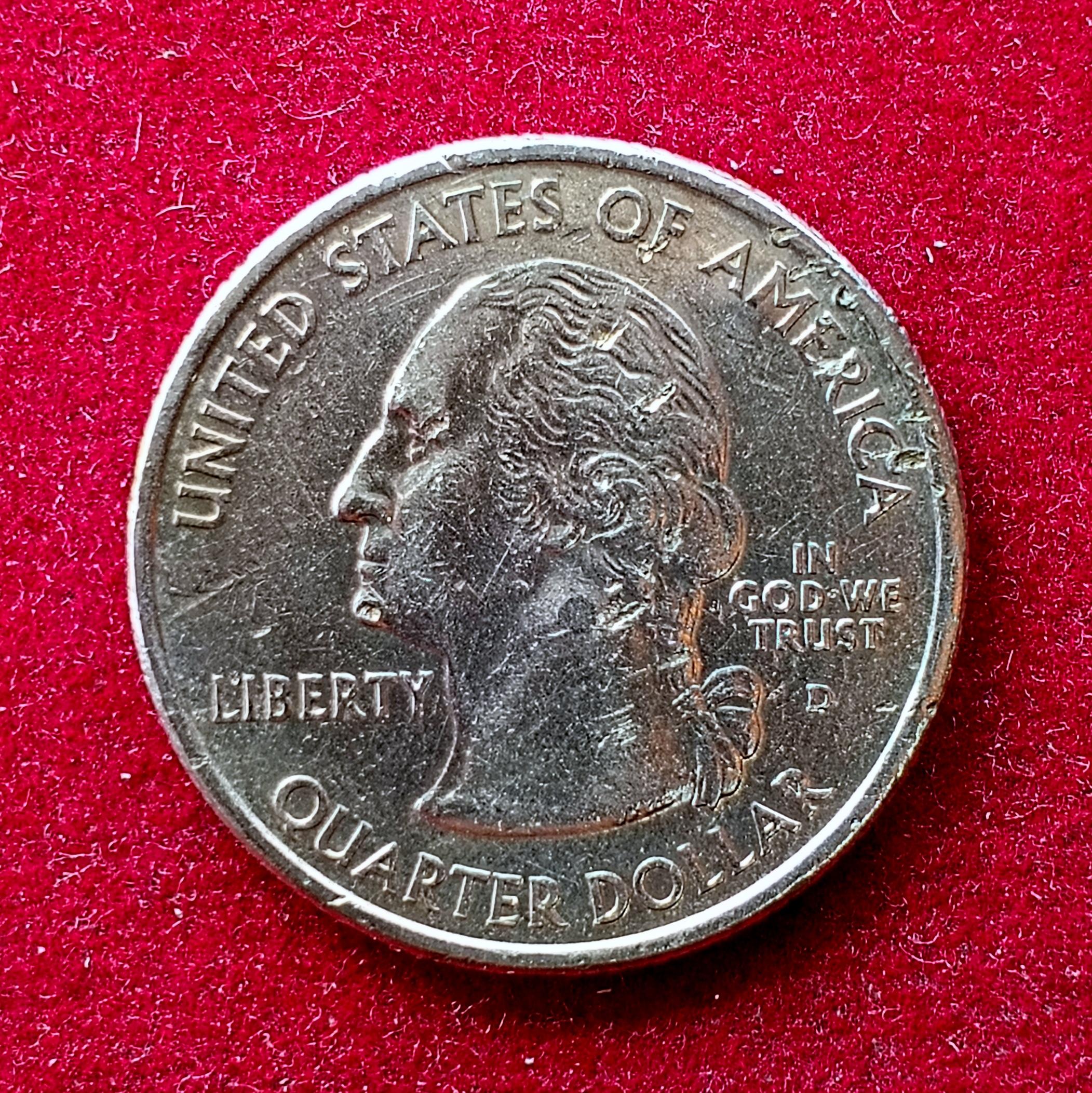 United States (USA) 1/4 Dollar Washington Quarter Illinois 2003 Coin (P - Mint of Philadelphia)