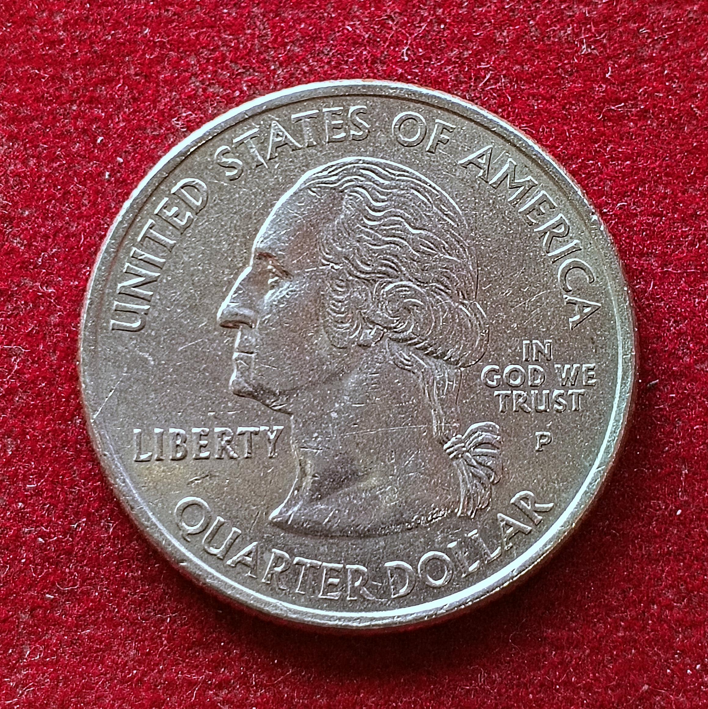 United States (USA) 1/4 Dollar Washington Quarter Kansas 2005 Coin