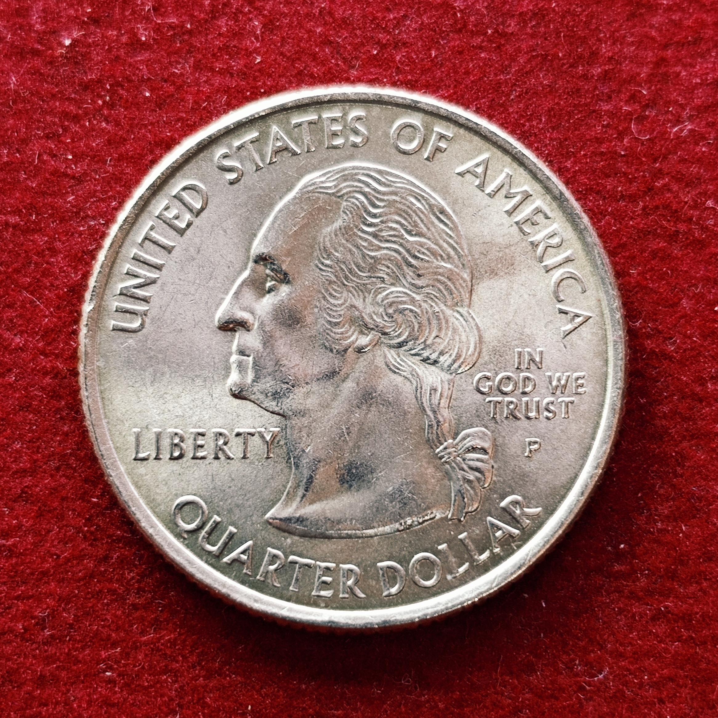 United States (USA) 1/4 Dollar Washington Quarter Kansas 2005 Coin