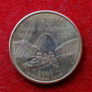 United States (USA) 1/4  Dollar “Washington Quarter” Missouri 2003 Coin