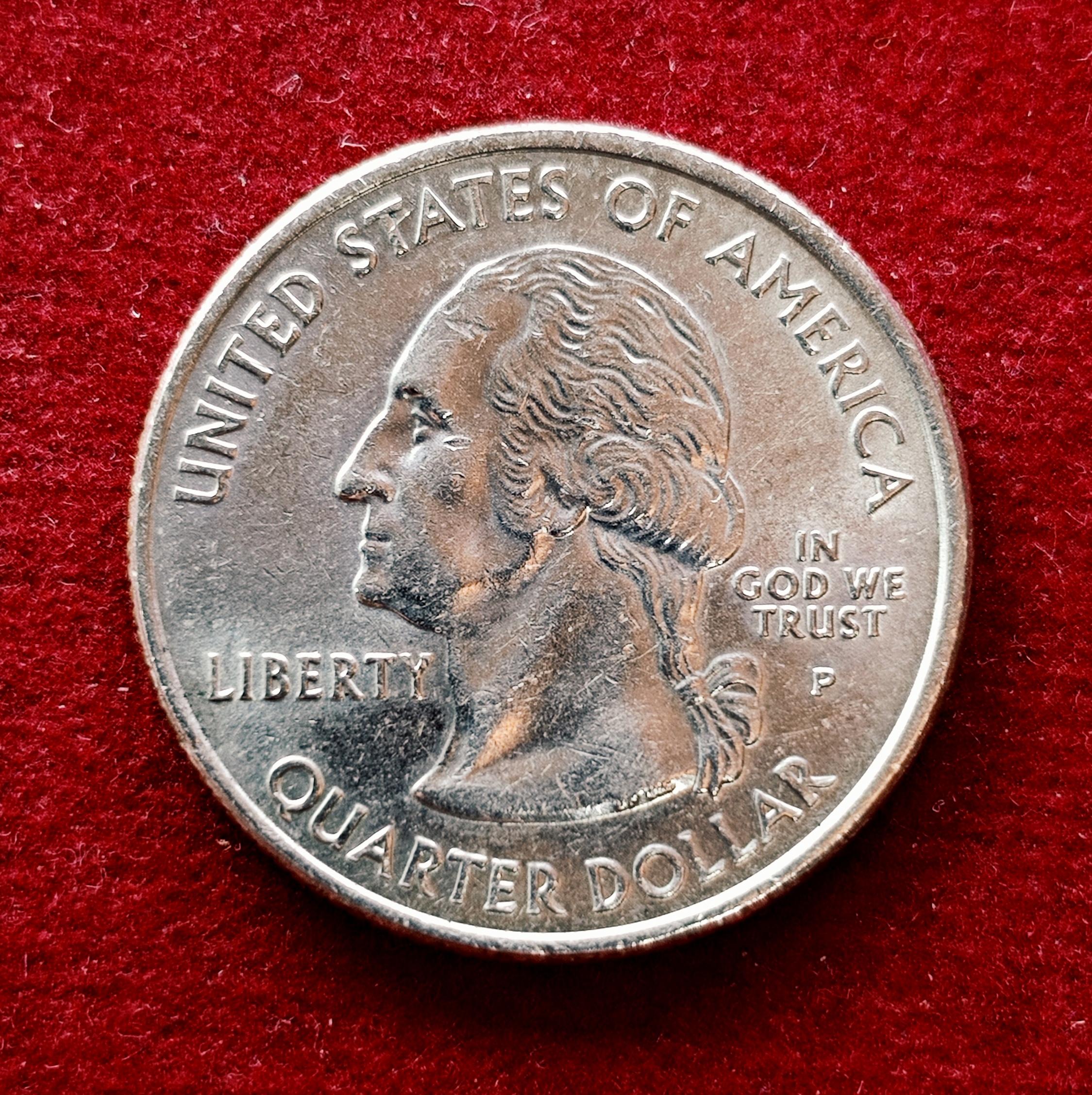 United States (USA) 1/4 Dollar Washington Quarter Montana 2007 Commemorative Coin