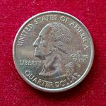 United States (USA) 1/4 Dollar Washington Quarter New Hampshire 2000 Coin  (D - Mint of Denver)