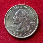 United States (USA) 1/4 Dollar "Washington Quarter" New Mexico 2008 coin