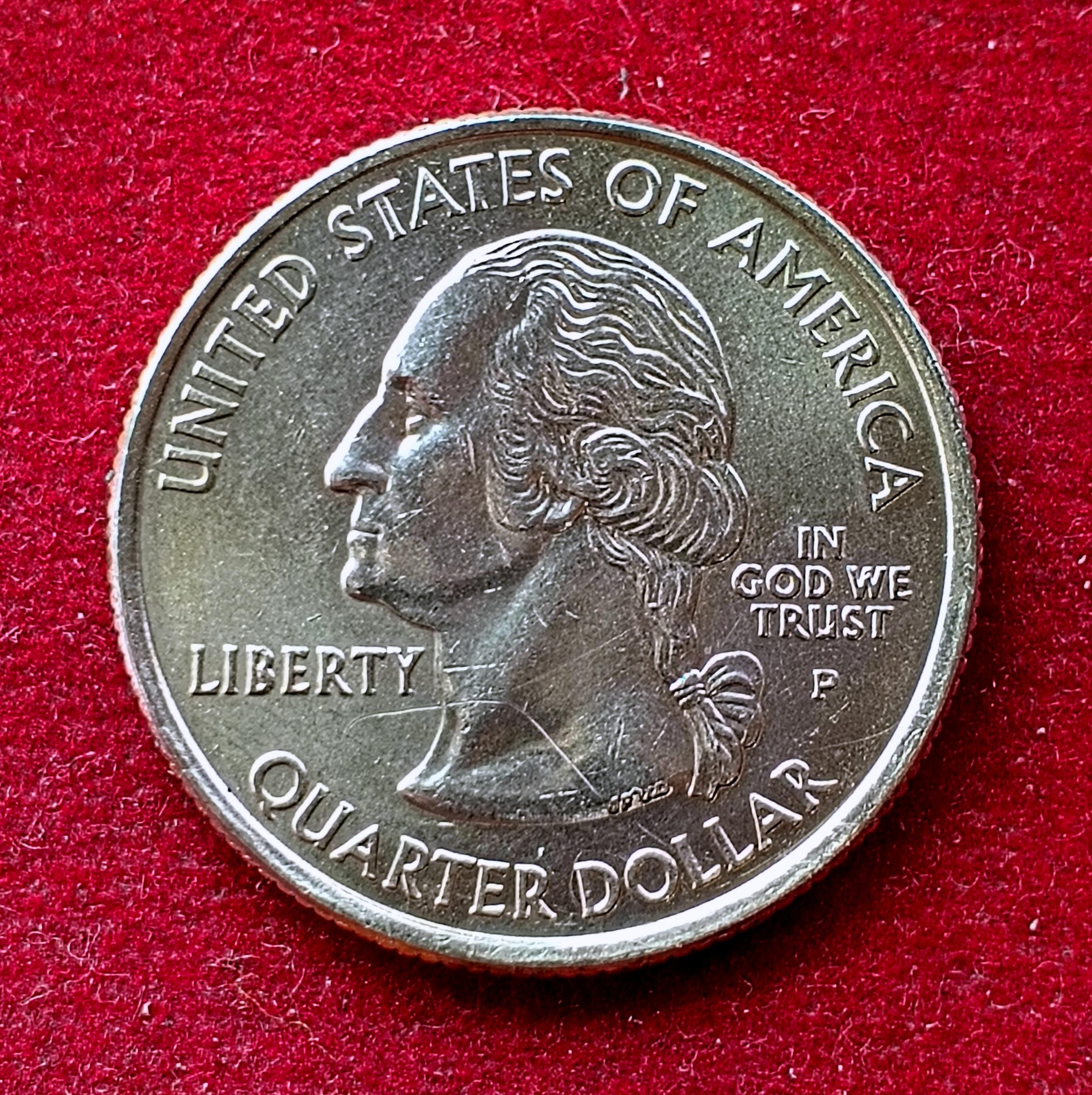 United States (USA) 1/4 Dollar "Washington Quarter" New Mexico 2008 coin