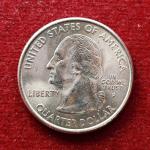 United States (USA) 1/4 Dollar Washington Quarter New York 2001 Coin