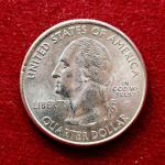 United States (USA) 1/4 Dollar Washington Quarter New York 2001 Coin