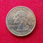 United States (USA) 1/4 Dollar Washington Quarter New York 2001 Coin  (D - Mint of Denver)