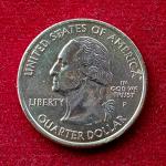 United States (USA) 1/4 Dollar "Washington Quarter" North Dakota 2006 Coin