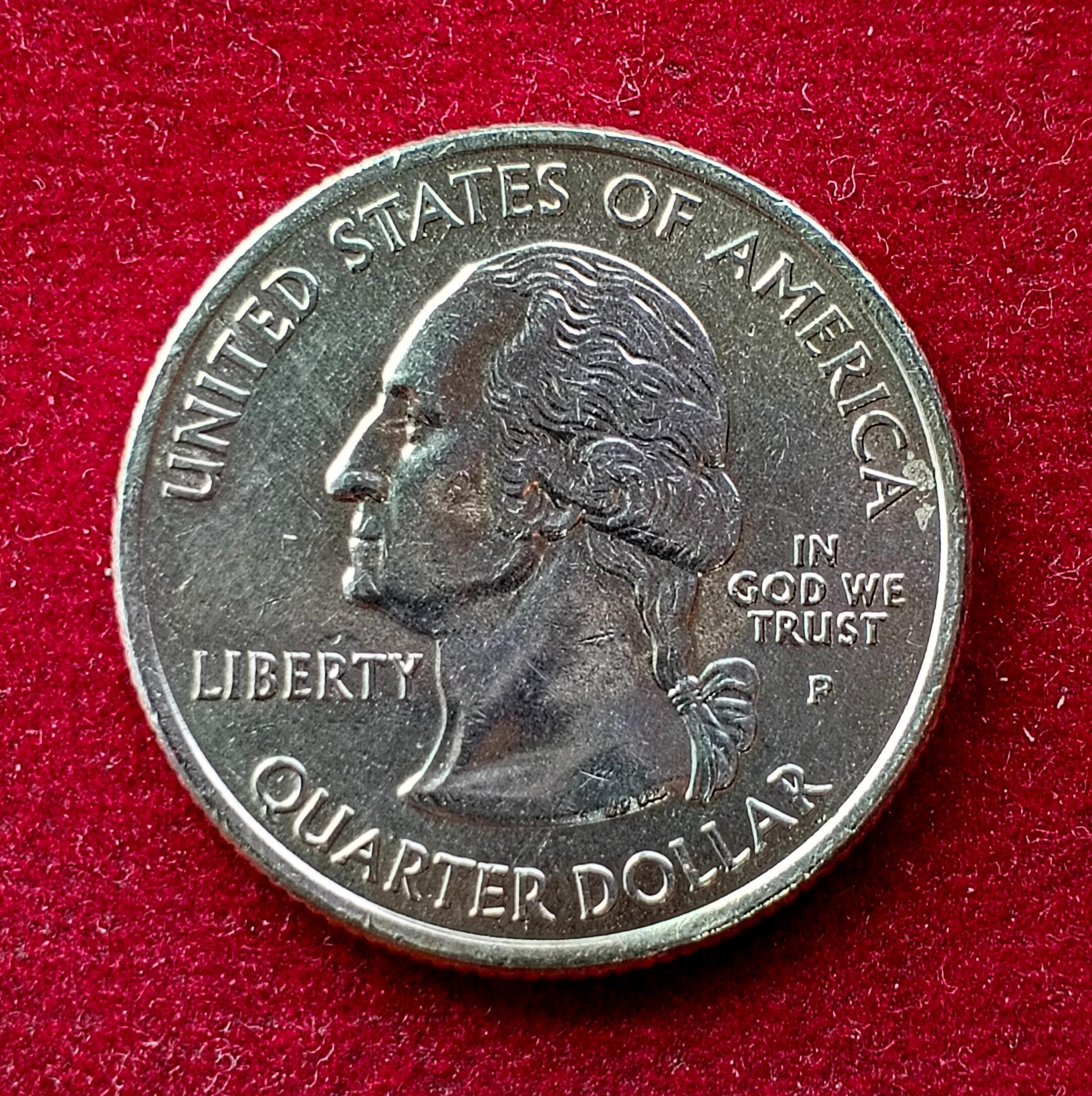 United States (USA) 1/4 Dollar "Washington Quarter" North Dakota 2006 Coin