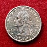 United States (USA) 1/4 Dollar "Washington Quarter" North Dakota 2006 Coin  (D - Mint of Denver)