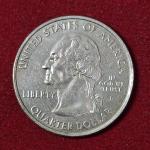 United States (USA) 1/4 Dollar "Washington Quarter" North Dakota 2006 Coin (D - Mint Of Denver)