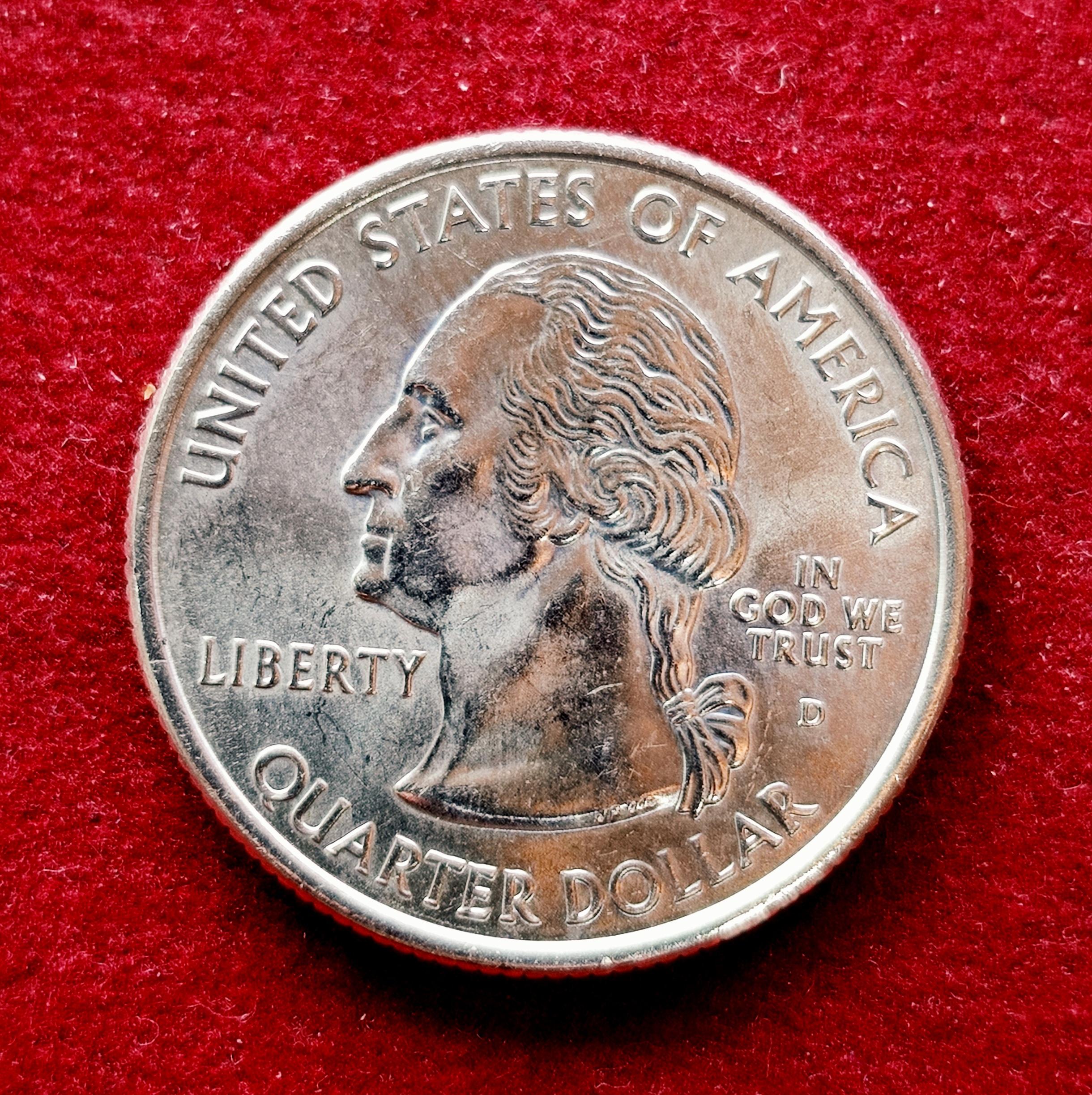 United States (USA) 1/4 Dollar Washington Quarter Ohio 2002 Coin