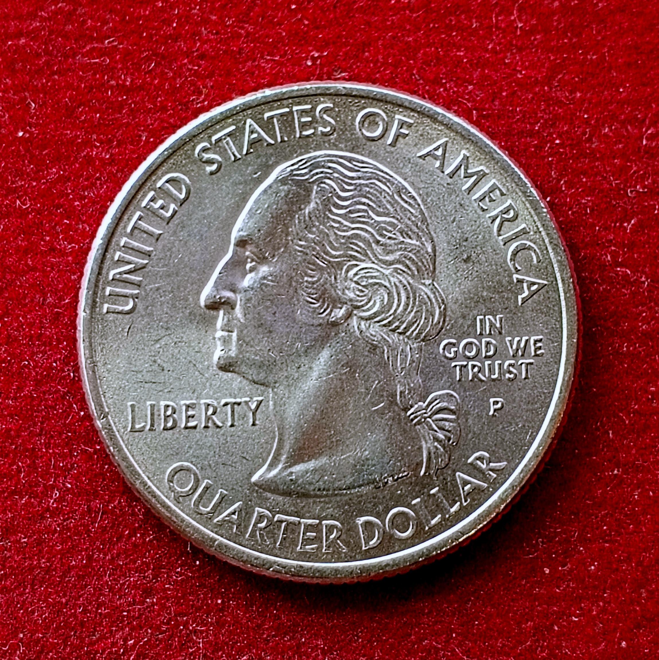 United States (USA) 1/4 Dollar Washington Quarter Ohio 2002 Coin (P - Mint of Philadelphia)